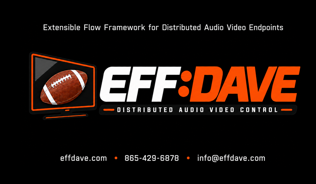 EFF:DAVE — Distributed Audio Video Control